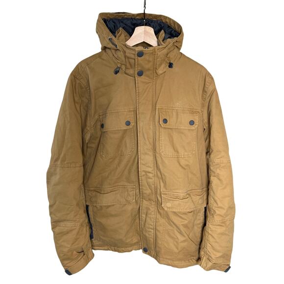 Prana Medium Outer Organic Cotton Bronson Towne Tan jacket - Picture 1 of 8